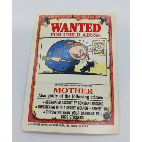 1986 Topps Garbage Pail Kids Creamed Keith #97B 97 B Card Sticker GPK Single - Picture 2 of 3